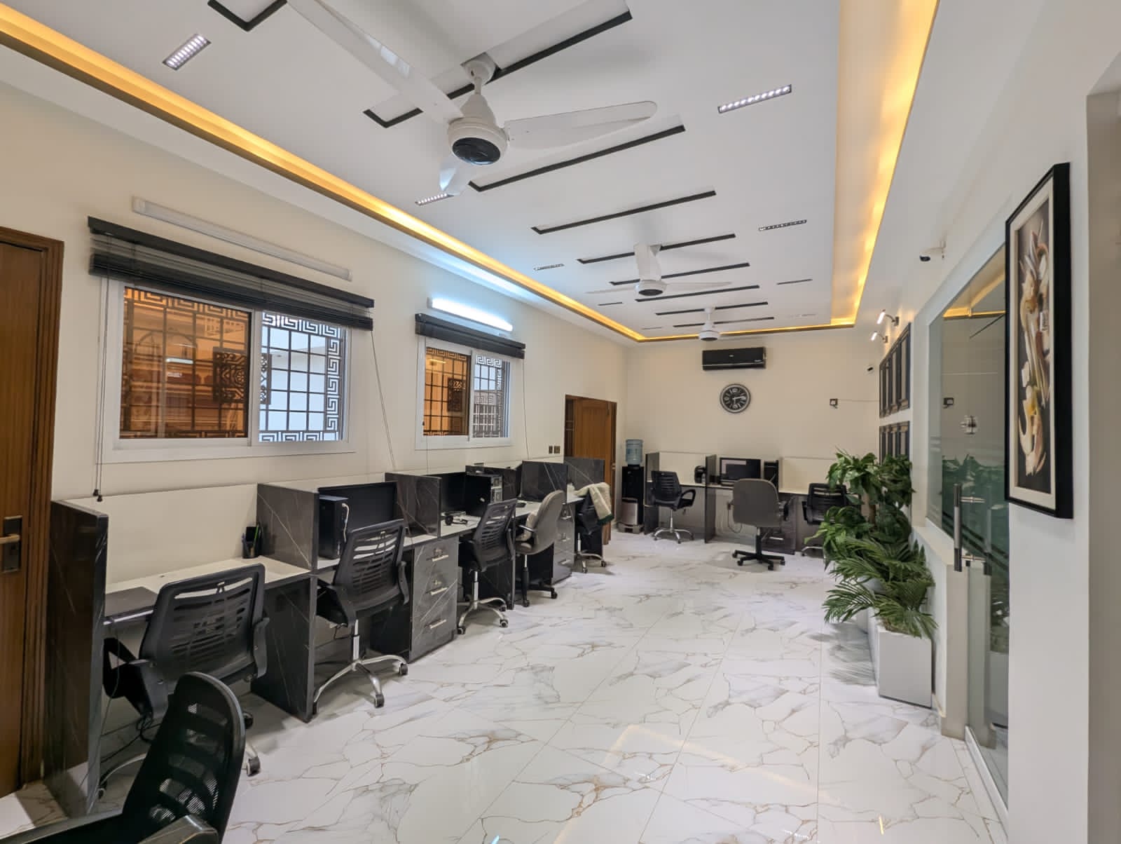 CogniClose operational headquarters and dedicated outbound workstation floor